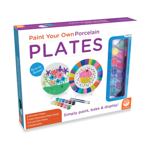 MindWare Paint Your Own Porcelain Plates