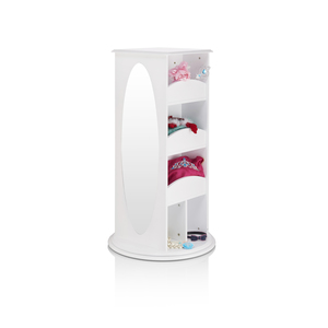 Guidecraft Rotating Dress Up Storage - White