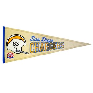 San Diego Chargers AFL Throwback Wool Pennant