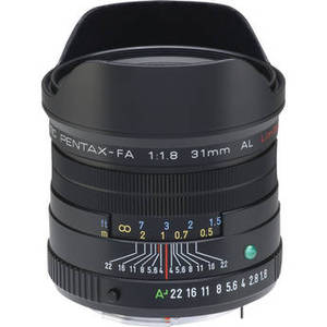 smcP FA 31mm f/1.8 Limited Lens (Black)