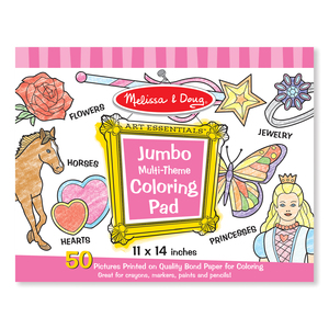 Melissa & Doug Jumbo Coloring Pad - Pink (11&quot; x 14&quot;)