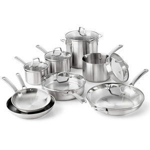 Classic Stainless Steel 14pc Cookware Set