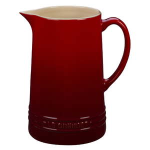1.6 Qt Stoneware Pitcher Cherry