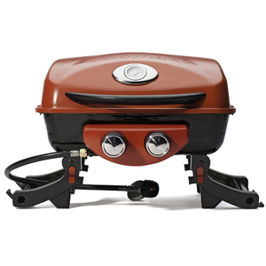 Dual Blaze Two Burner Gas Grill Red