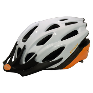 Ventura White/Orange In-Mold Helmet in Size  L (58-61 cm)