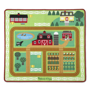 Melissa & Doug Round the Barnyard Farm Rug