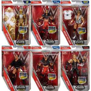 WWE Elite 47.5 - Complete Set of 6 Toy Wrestling Action Figures