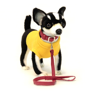 hansa Black Chihuahua Plush