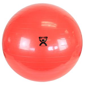 Cando Inflatable Exercise Ball - Red - 30" (75 cm)