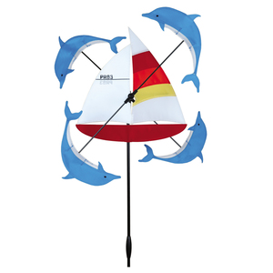 Premier Kite Sailboat 13 Inch Whirligig