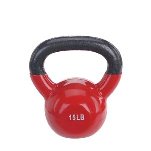 Sunny Health & Fitness Vinyl Coated Kettle Bell-15LB