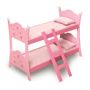 Badger Basket Blossoms and Butterflies Doll Bunk Beds with Ladder