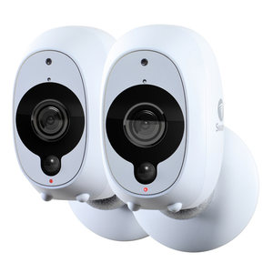 Smart Indoor/Outdoor Wireless Security Camera 2-Pack
