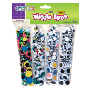 Pacon Wiggle Eyes 500 Asst.