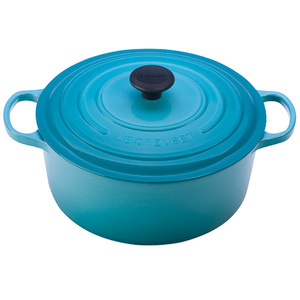 Enameled Cast Iron 7-1/4 Qt. Round French Oven Caribbean
