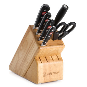 Classic 7 Pc. Cutlery Set w/Wood Block