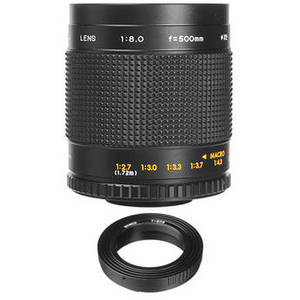 500mm f/8.0 Manual Focus Telephoto Lens for Canon EOS