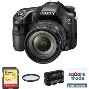 Alpha a77 II DSLR Camera with 16-50mm f/2.8 Lens Deluxe Kit