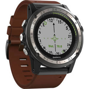 D2 Charlie GPS Aviator Navigation Watch (Leather Band)