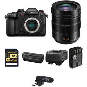Lumix DC-GH5S Mirrorless Micro Four Thirds Digital Camera with 12-60mm Lens Filmmaking Kit