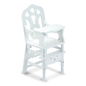 Wooden Doll High Chair Ages 3-7 Years