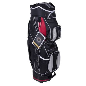 Courier Sport Cart Bag - Black/Red