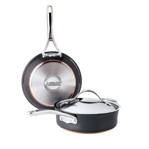 Nouvelle Copper 3pc Cookware Set