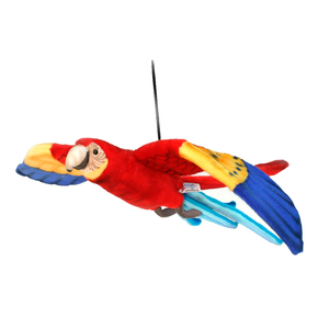 hansa Flying Scarlet Macaw 30 Inch Plush