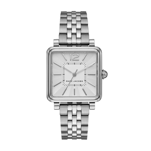 Ladies Vic Silver-Tone Stainless Steel Watch Silver Dial