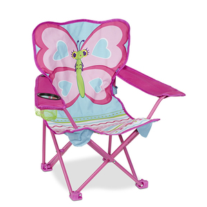 Cutie Pie Butterfly Camp Chair Ages 3+ Years