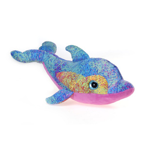 Fiesta Scribbleez 18 Inch Dolphin Plush