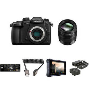 Lumix DC-GH5 Mirrorless Micro Four Thirds Digital Camera with 12-35mm Lens and Pro HDR Kit