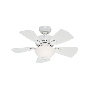 Classic Watson 34" Ceiling Fan White