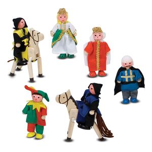 Melissa & Doug Castle Wooden Figure Set