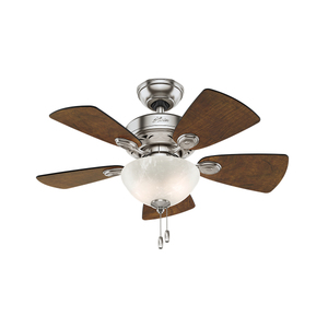 Classic Watson 34" Ceiling Fan Brushed Nickel Finish