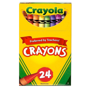 Crayola Crayons, Reg Size, 24 Colors, Bundle Of 12