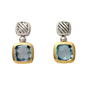 Blue Topaz Earrings