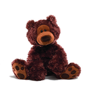 Philbin the Bear: Dark Brown 13"