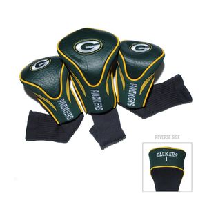Team Golf Green Bay Packers NFL Contour Wood Headcover Set
