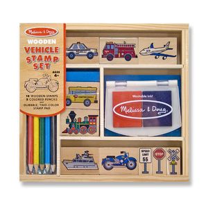Melissa & Doug Vehicle Stamp Set