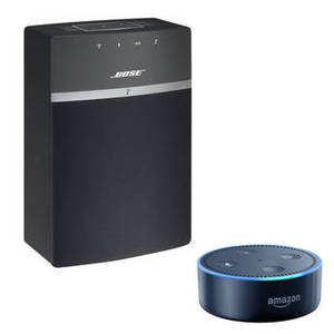 SoundTouch 10 Wireless Music System and Amazon Echo Dot B&H Kit (Black)