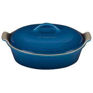 Heritage 2.5Qt Stoneware Covered Oval Casserole Marseille