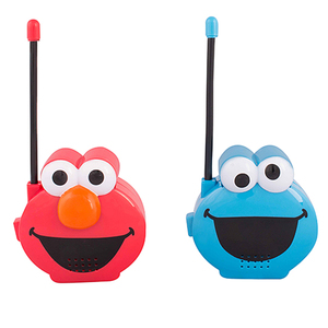 Sesame Street Elmo & Cookie Monster Molded Walkie Talkies