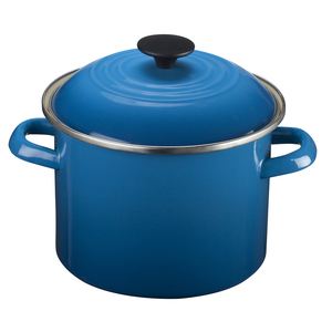 6 Qt Enamel-on-Steel Stockpot Marseille