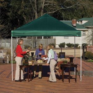 ShelterLogic Pop-Up 10’ x 10’ Open Top Pro Canopy - Green