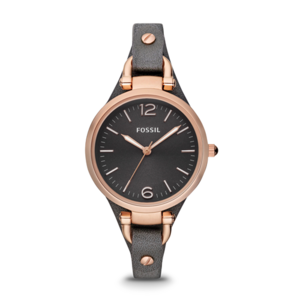 Fossil Women's Georgia Three Hand Leather Watch