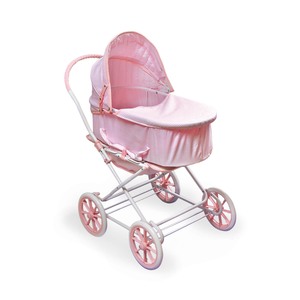 Badger Basket Pink Gingham 3-in-1 Pram/Carrier/Stroller