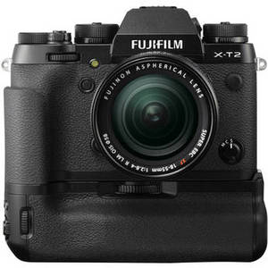 X-T2 Mirrorless Digital Camera with 18-55mm Lens and Battery Grip Kit
