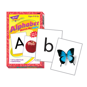 TREND Enterprises, Inc. Alphabet Match Me® Cards, 52/Pkg, Bundle Of 6