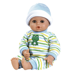 Adora Dolls Adora Playtime Baby Doll 13-Inch Baby Boy Light Brown Skintone Brown Eyes Blue